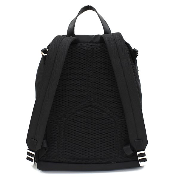 5000105884102855 3 Prada Rucksack Backpack Nylon Leather Black