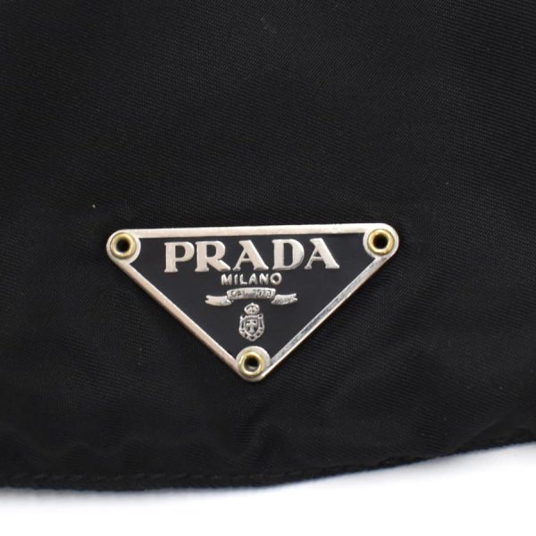 5000105884102869 9 Prada Shoulder Bag Crossbody Nylon Leather Black