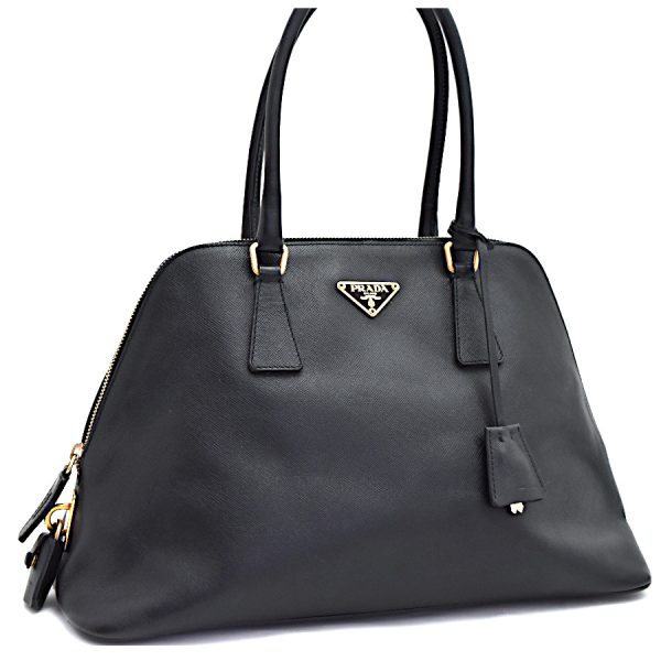 5000105884102909 1 Prada Handbag Saffiano Leather Black