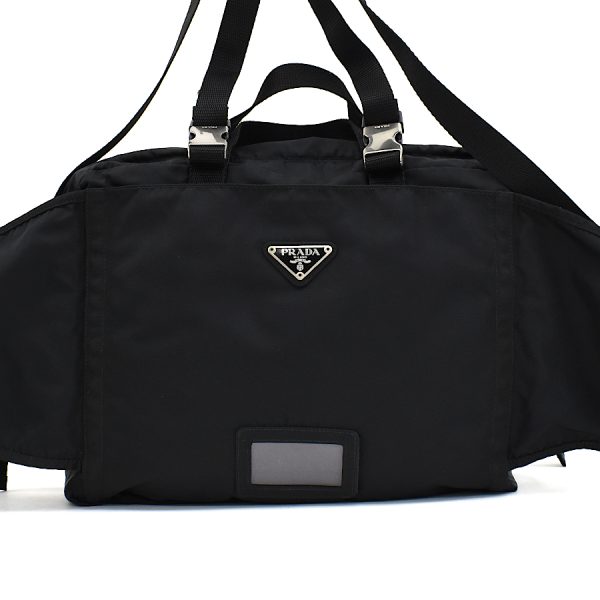 5000105884102926 3 Prada 3way Handbag Waist Bag Nylon Black