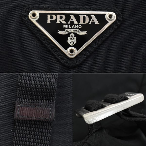 5000105884102926 9 Prada 3way Handbag Waist Bag Nylon Black