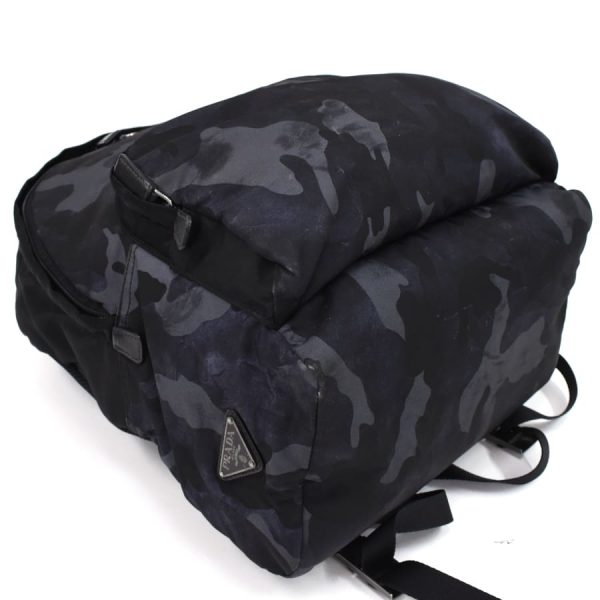 5000105884103009 7 Prada Rucksack Backpack Camouflage Nylon Black