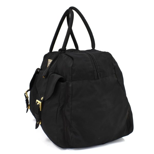 5000105884103044 2 Prada Boston Bag Nylon Black