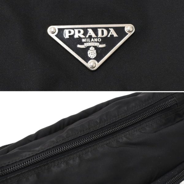 5000105884103062 9 Prada Shoulder Bag Crossbody Nylon Leather Black