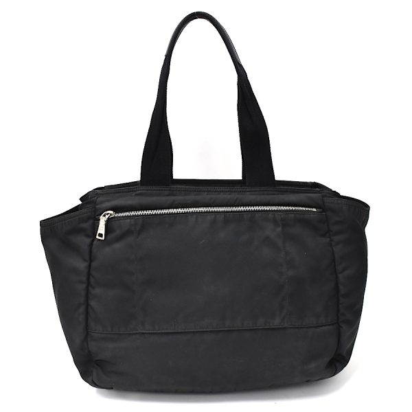 5000105884103074 3 Prada Tote Bag Nylon Fabric Black