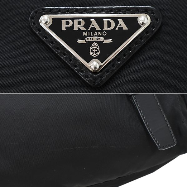 5000105884103106 9 Prada Pattina Crossbody Shoulder Bag Nylon Black