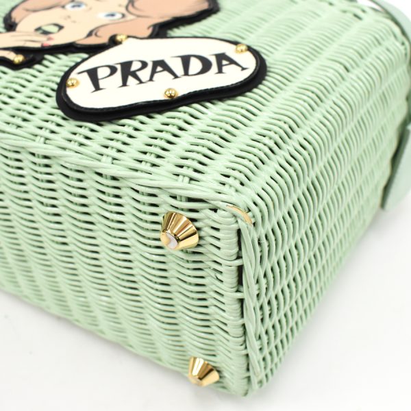 5000105884103143 5 Prada Wicker Basket Bag Rattan PVC Aqua