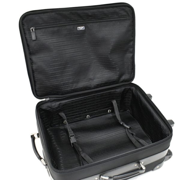 5000105884103154 8 Prada Suitcase Carry Bag Nylon Leather Black