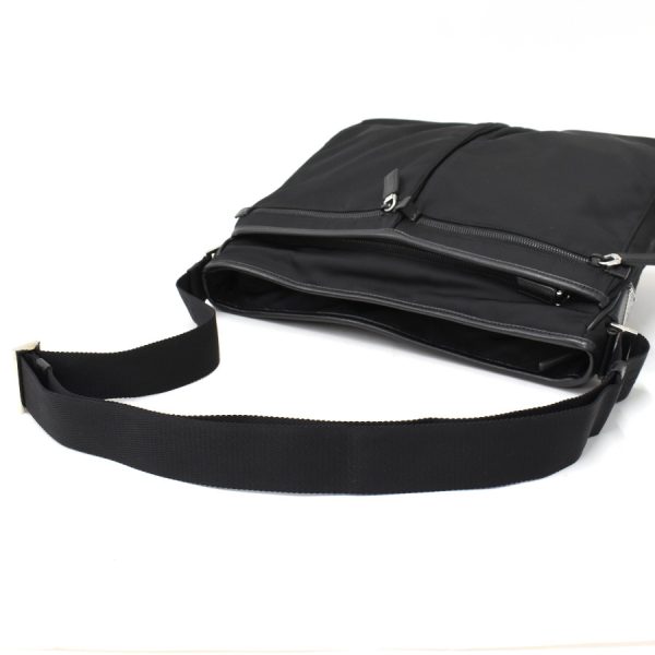 binary comment Prada Shoulder Bag Nylon Black