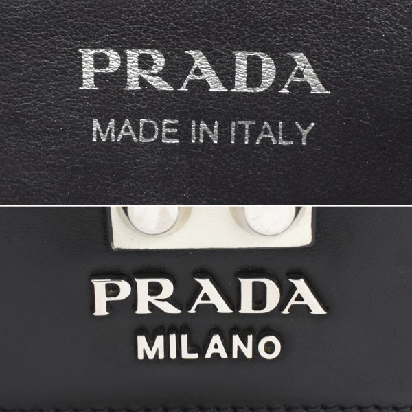 5000105884103290 9 Prada Electra Studs Crossbody Shoulder Bag Leather Black