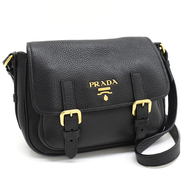 5000105884103353 1 Prada Crossbody Shoulder Bag Leather Black