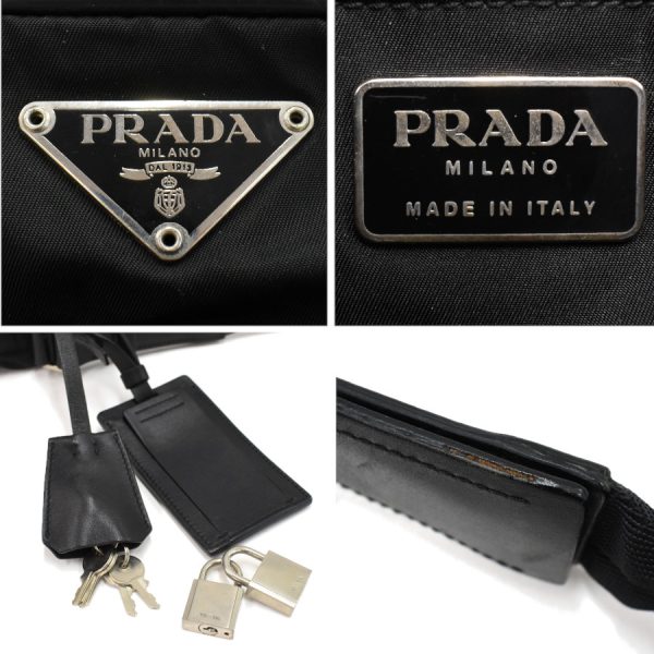 5000105884103354 9 Prada TESSUTO SPORT Shoulder Bag Tessuto Nylon Nero Black