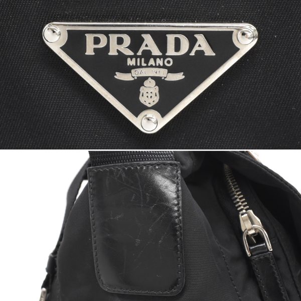 5000105884103377 9 Prada Crossbody Messenger Shoulder Bag Nylon Black