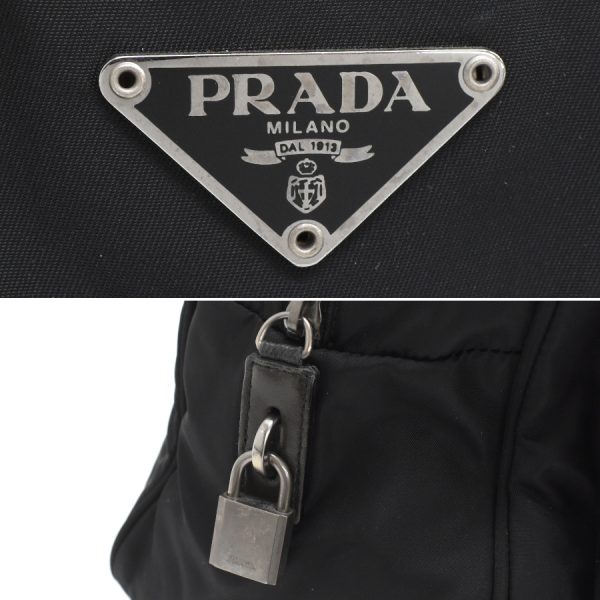 5000105884103400 9 Prada Shoulder Tote Bag Nylon Black