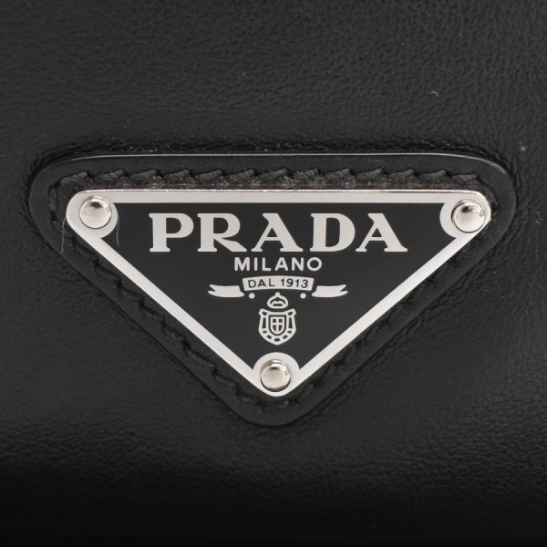 5000105884103402 9 Prada TRACOLLA CON PATTINA shoulder bag Black Triangle logo plate