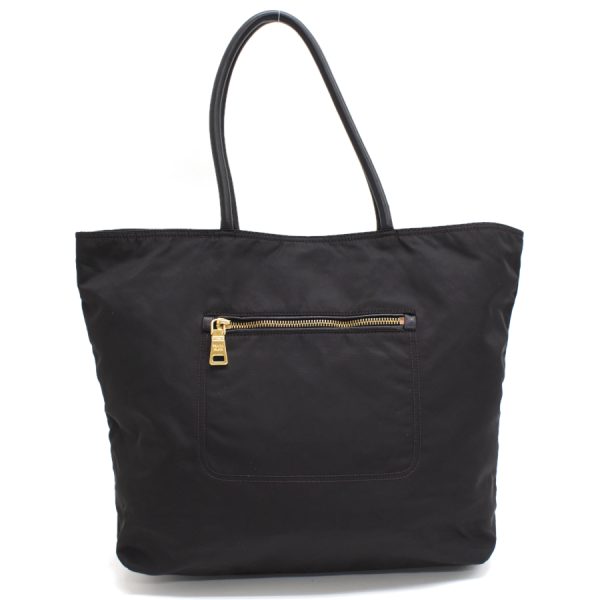 5000105884103413 3 Prada Shoulder Tote Bag Nylon Leather Black