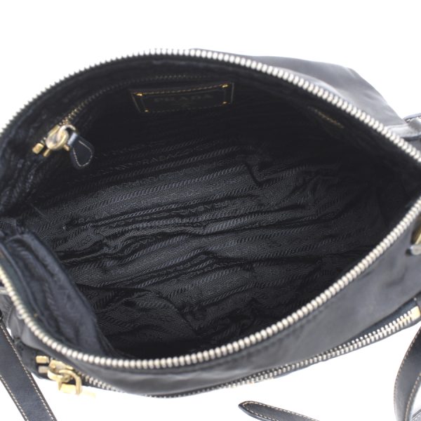 5000105884103426 8 Prada Crossbody Shoulder Bag Nylon Black