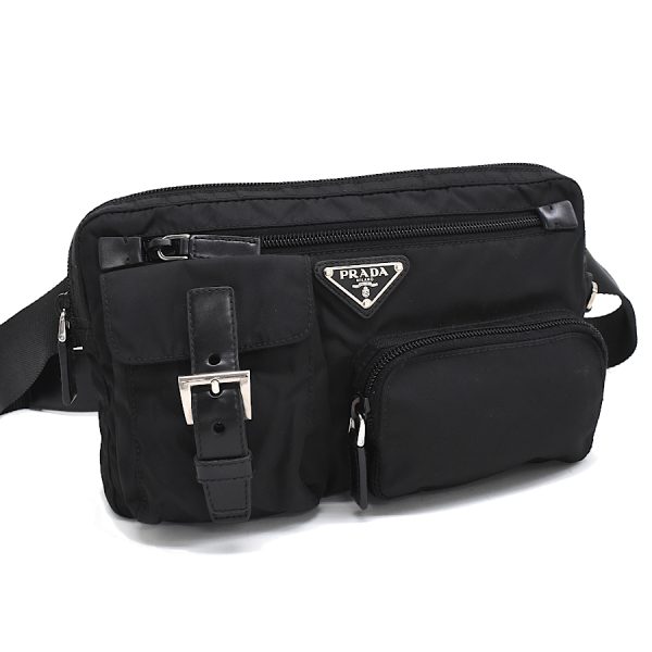 5000105884103486 1 Prada Belt Bag Nylon Black