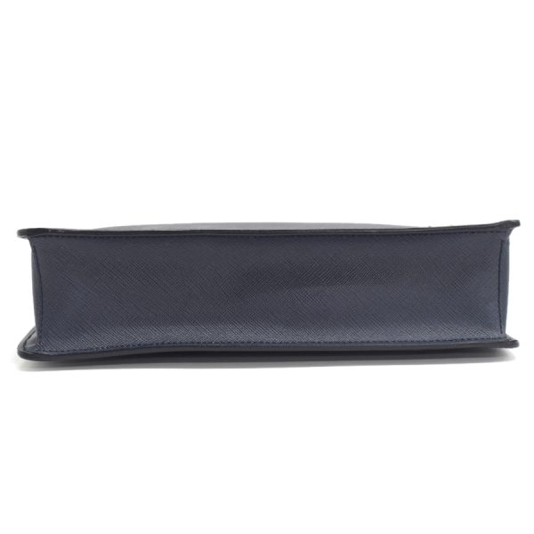 5000105884103535 4 Prada Clutch Bag Saffiano Leather Navy