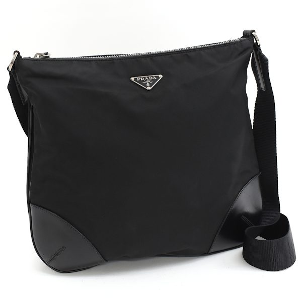 5000105884103544 1 Prada Crossbody Shoulder Bag Nylon Black