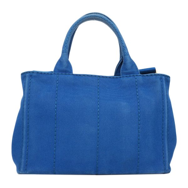 5000105884400564 2 Prada 2way Tote Bag Canvas Blue