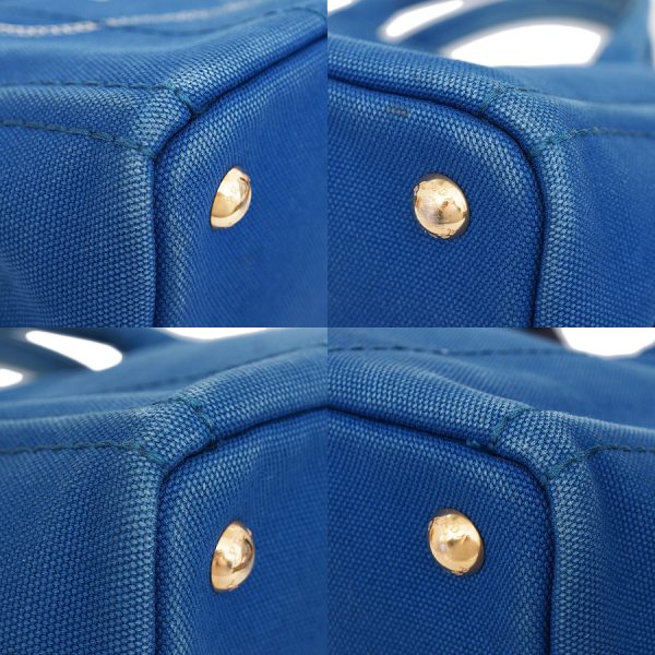 5000105884400564 5 Prada 2way Tote Bag Canvas Blue