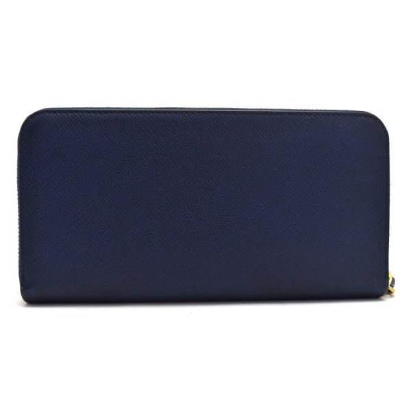 5000106884500089 3 Prada Long Wallet Saffiano Leather Navy