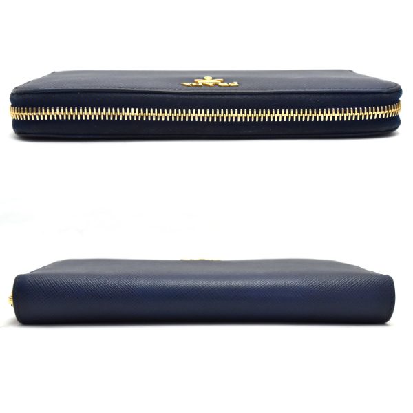 5000106884500089 4 Prada Long Wallet Saffiano Leather Navy