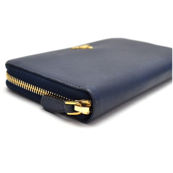 5000106884500089 5 Prada Long Wallet Saffiano Leather Navy