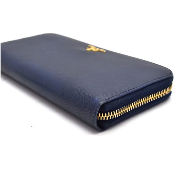 5000106884500089 6 Prada Long Wallet Saffiano Leather Navy