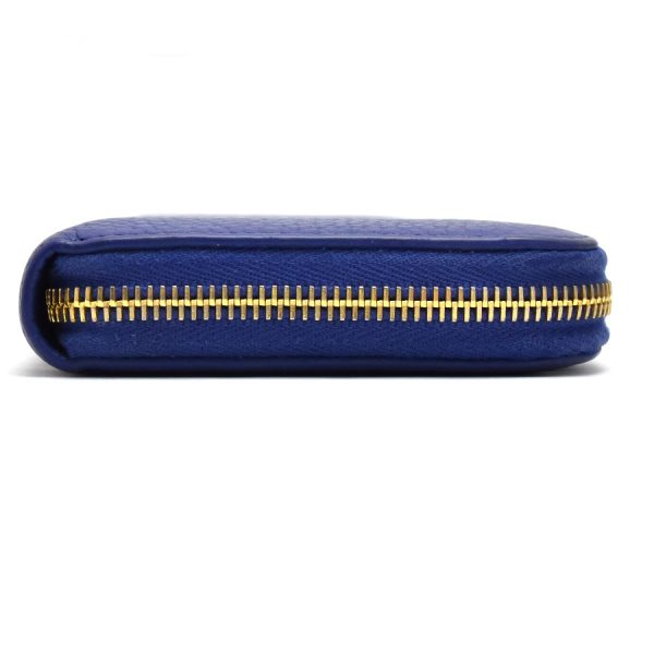 5000106884500090 2 Prada Long Wallet Leather Blue