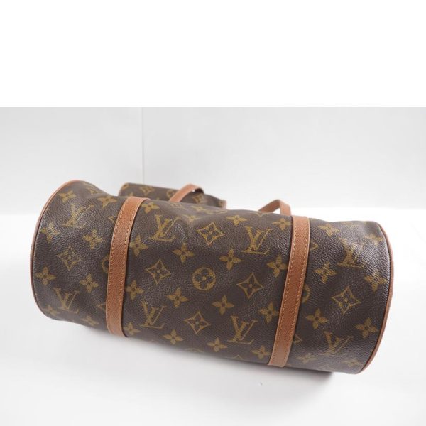 50101 4 Louis Vuitton Old Papillon 30 Monogram Bag Brown