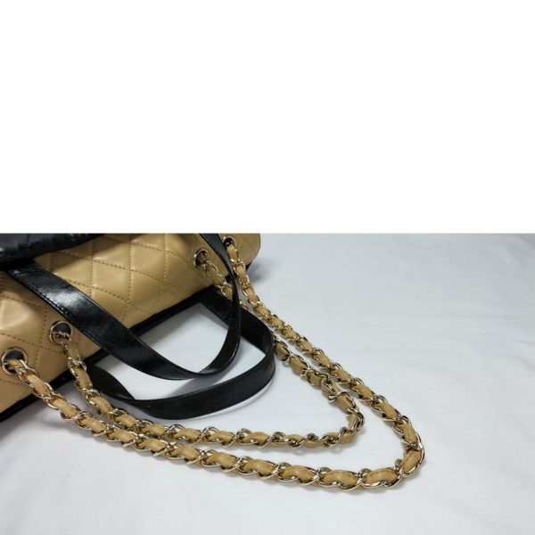 50160 5 Chanel Portobello Matelasse Chain Shoulder Black