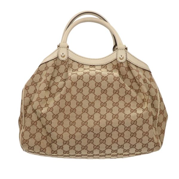 50163 2 Gucci Shima Sookie Canvas Handbag