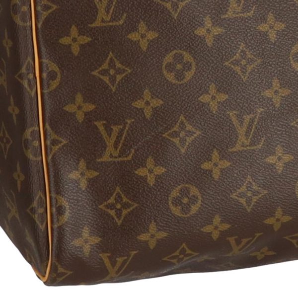 50217 8 Louis Vuitton Keepall 55 Duffel Bag Monogram Brown