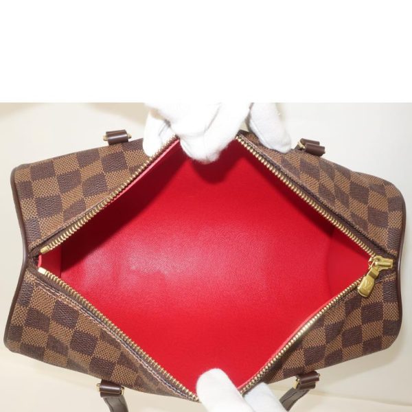 50277 8 Louis Vuitton Papillon 30 Damier Ebene Bag Brown