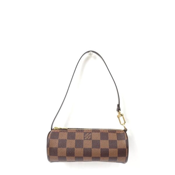 50277 9 Louis Vuitton Papillon 30 Damier Ebene Bag Brown