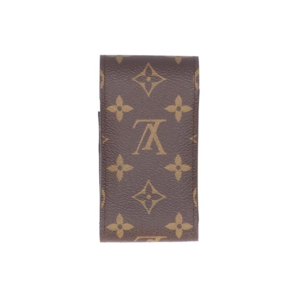 50383 2 LOUIS VUITTON Etuit Cigarette Case Monogram Brown