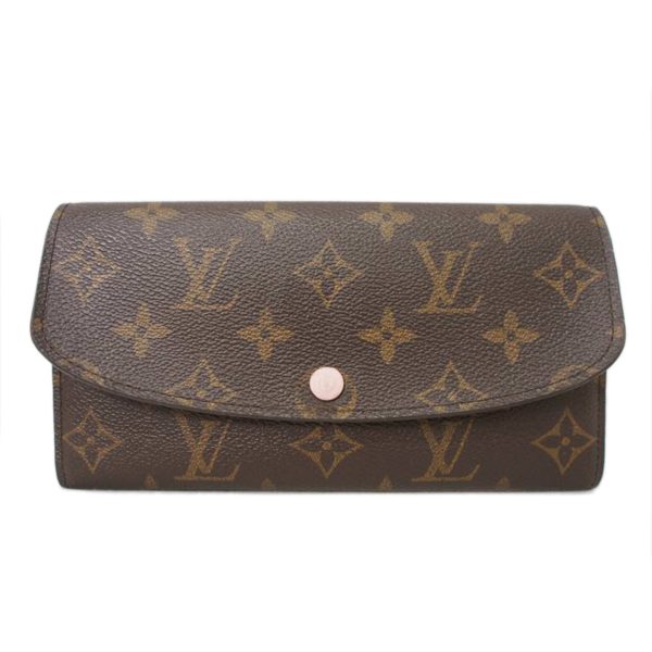 50406 1 Louis Vuitton Emily Wallet Monogram Rose Ballerine