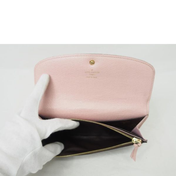 50406 7 Louis Vuitton Emily Wallet Monogram Rose Ballerine