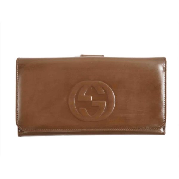 50408 1 Gucci Long Wallet Brown