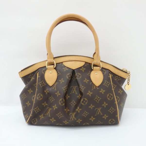 50497 2 Louis Vuitton Tivoli Monogram Satchel Bag Brown