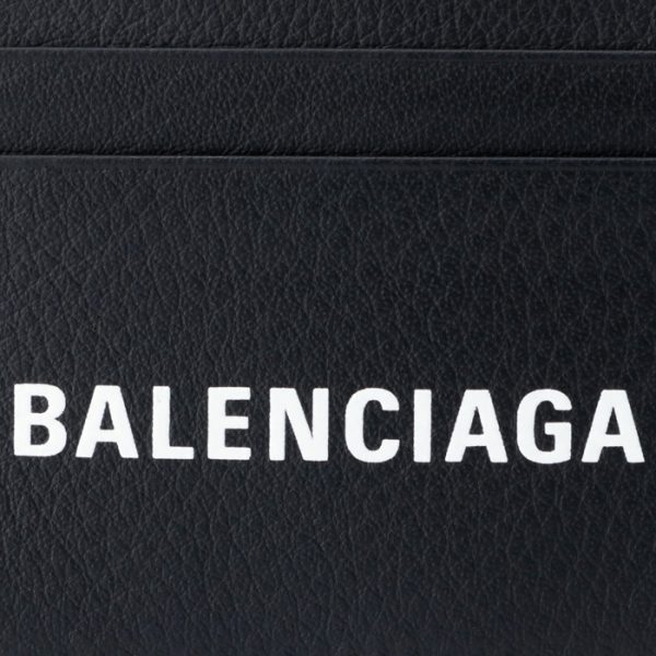 505054dlqhn1060 3 Balenciaga Everyday Business Card Holder Black