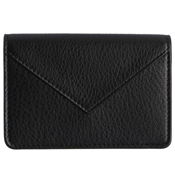 505238dlq0n1000 2 Balenciaga Paper Card Case Business Card Holder Black