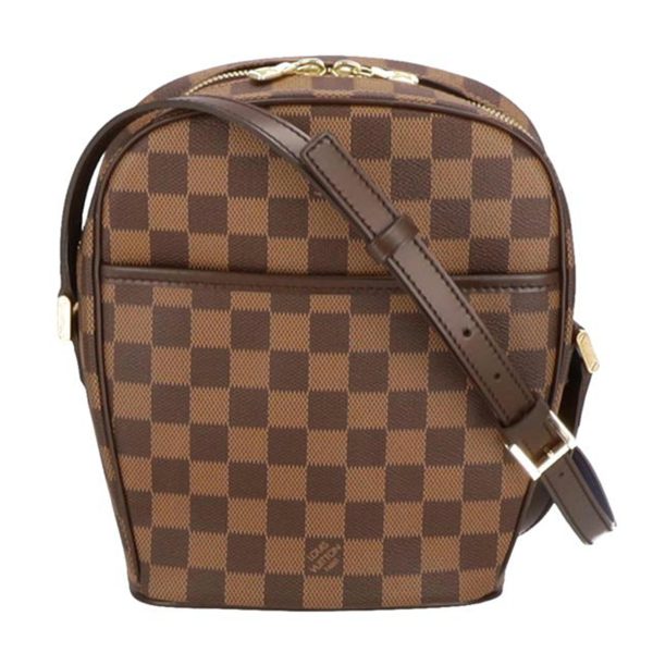 50583 1 Louis Vuitton Ipanema PM Crossbody Bag Damier Ebene Brown