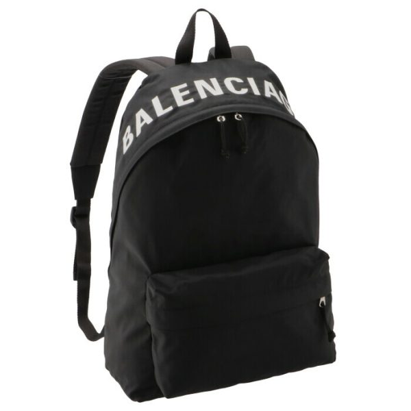 507460h851n1000 Balenciaga Wheel Backpack Black