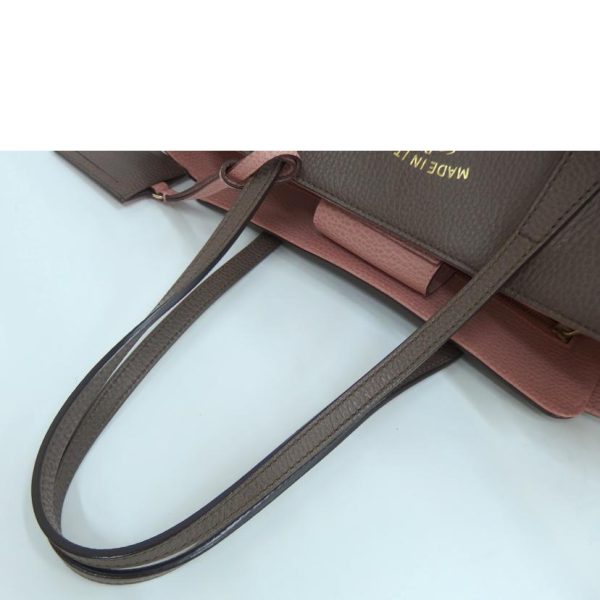 50810 2 Gucci Swing Leather Tote Bag Brown