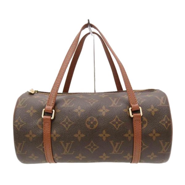 50915 1 Louis Vuitton Early Papillon 26 Monogram Handbag Brown