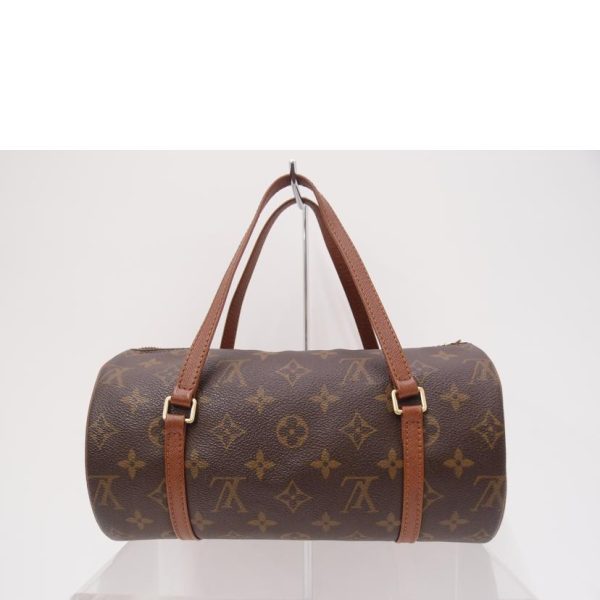 50915 2 Louis Vuitton Early Papillon 26 Monogram Handbag Brown