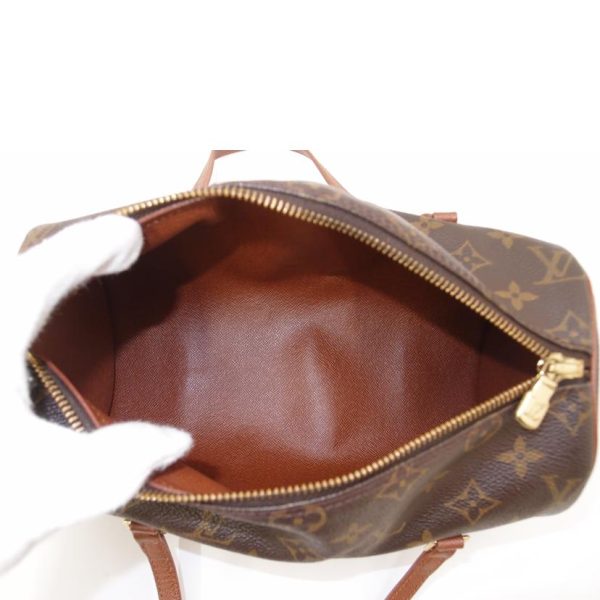 50915 5 Louis Vuitton Early Papillon 26 Monogram Handbag Brown